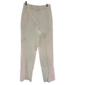 A.L.C. NWT size 6 ivory pants pockets DEFECT- dirty on pant leg see photo